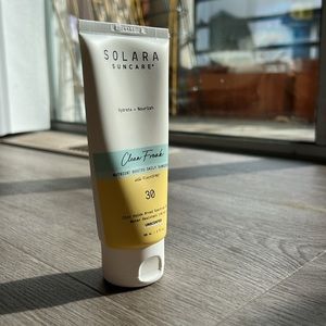 Solara suncare Clean Freak physical spf 30 body sunscreen